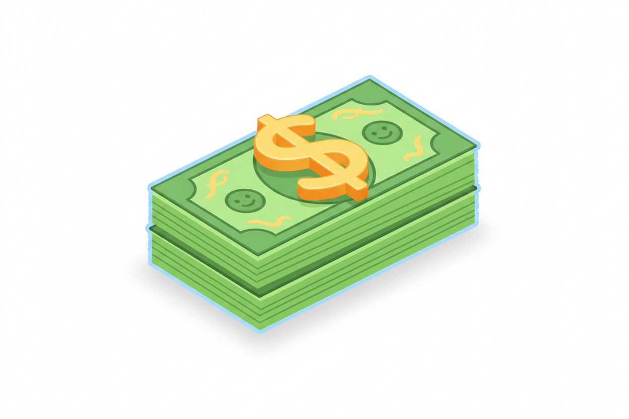 cash stack emoji